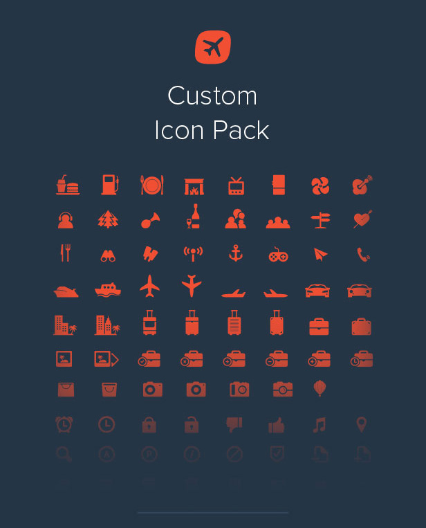 Travelo Icon Pack